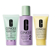 Clinique- Skin School Supplies: Cleanser Refresher Course Set - Dry Combination