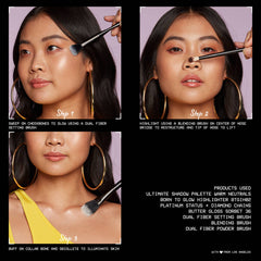 NYX Born To Glow Icy Highlighter Duo - High Key Flex & Flexpensive