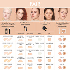 HUDA BEAUTY #FauxFilter Skin Finish Buildable Coverage Foundation Stick- 100B Milkshake