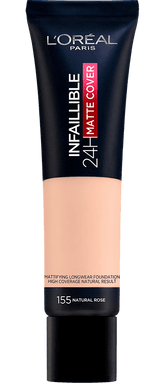 L'OREAL PARIS-24h Matte Cover Foundation 155 Natural Rose