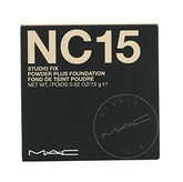 MAC NC-15 STUDIO FIX POWDER PLUS FOUNDATION (NEW)