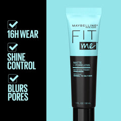 Maybelline- Fit Me Matte + Poreless Mattifying Face Primer Makeup (USA)