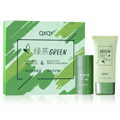 QXQY Green Cleansing Mask Stick Multi Effect Protective Cream