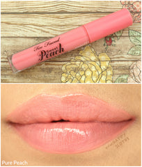 Too Faced- Sweet Peach Lip Gloss Peach, Please!