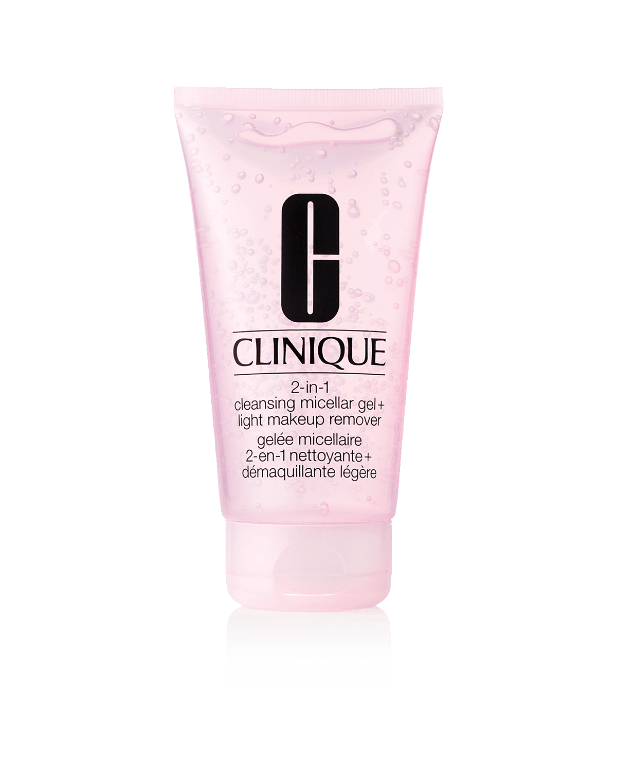 Clinique- 2-in-1 Cleansing Micellar Gel + Light Makeup Remover 150ml